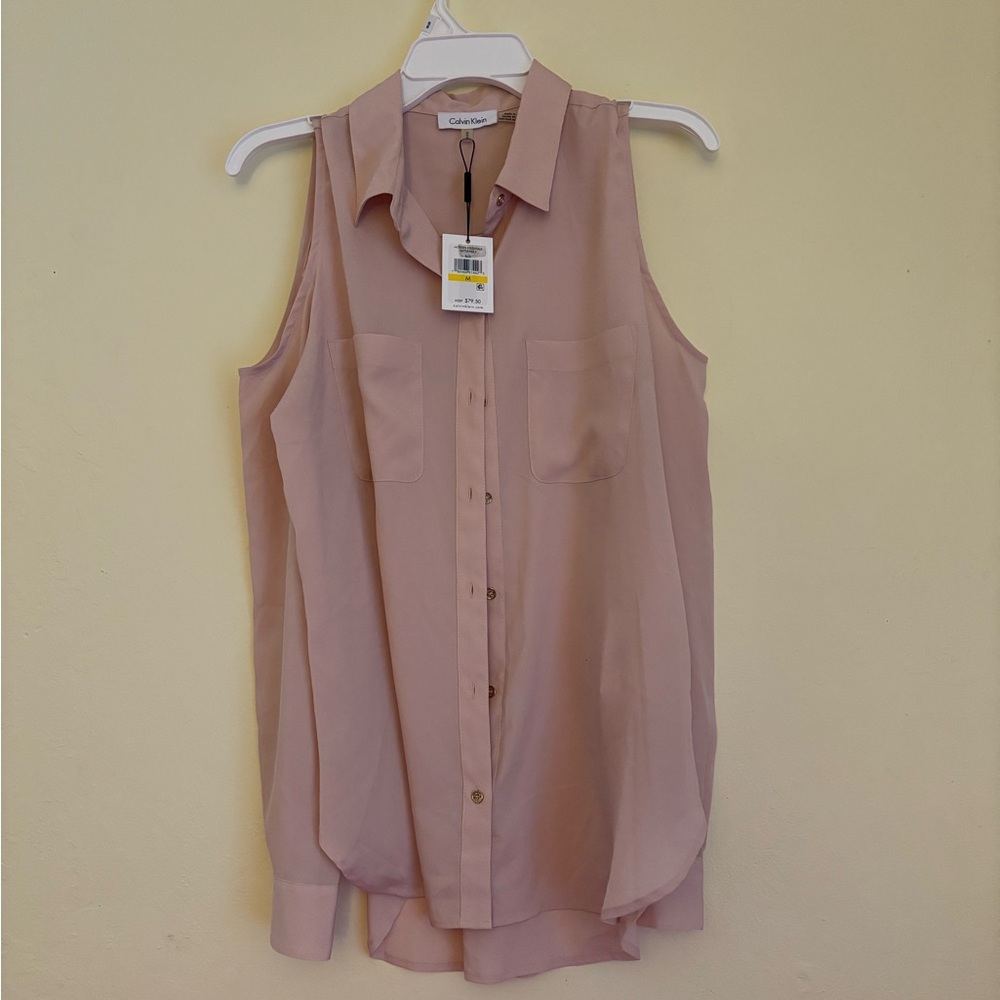 Calvin Klein Cold Shoulder Blouse